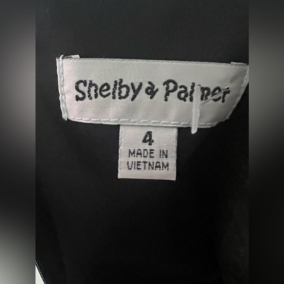 SHELBY & PALMER Dress Sleeveless Faux Leather dress NWT - Picture 3 of 4
